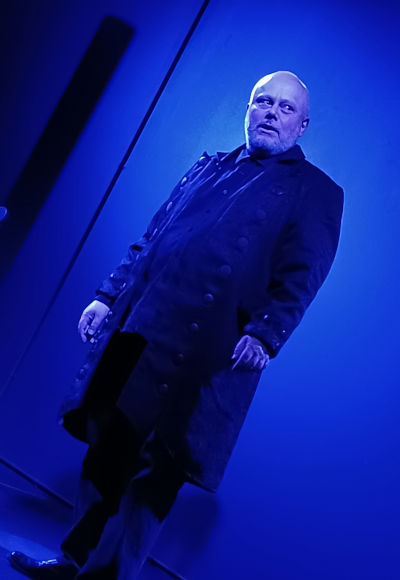 Deimon performing in A Christmas Carol, 2021